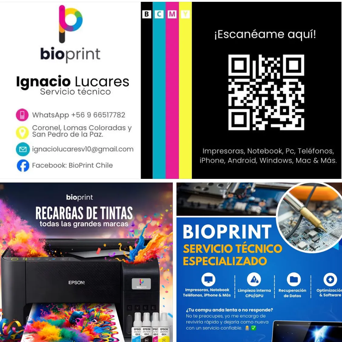 BioPrint Chile - Servicio Especializado en Impresoras